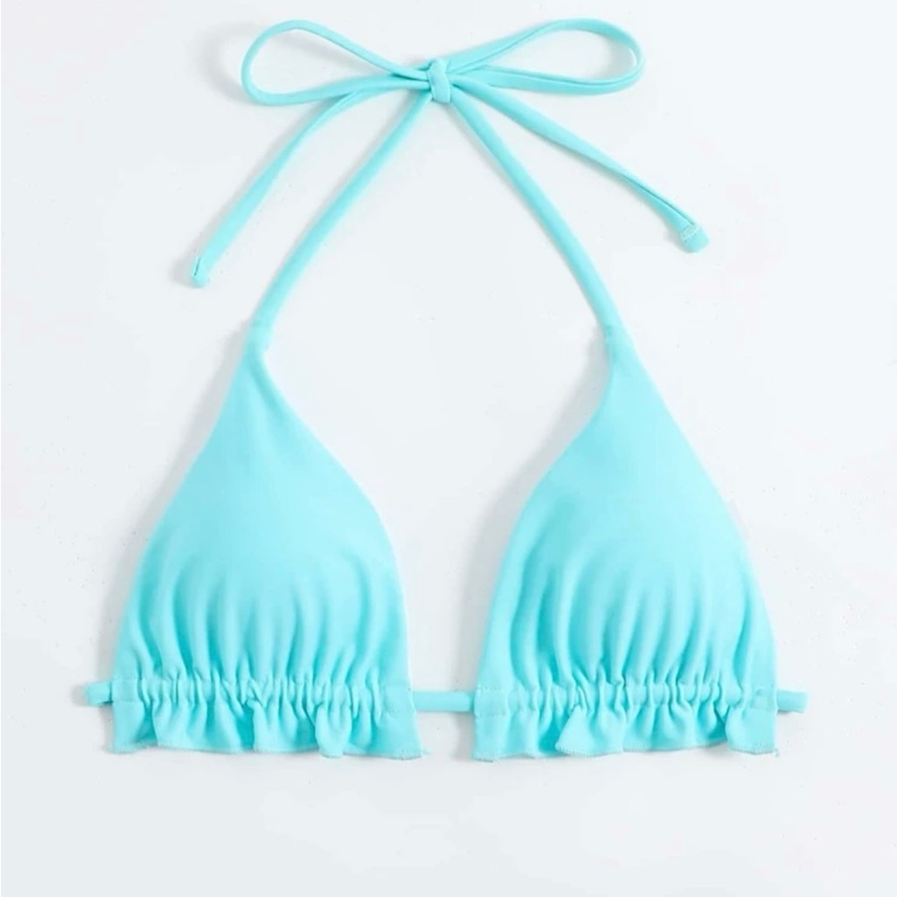 Blue swim top